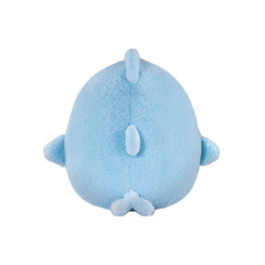 SQUISH Mallows Fuzzamallow Davie Shark Plush Toy Blue 12 Inch