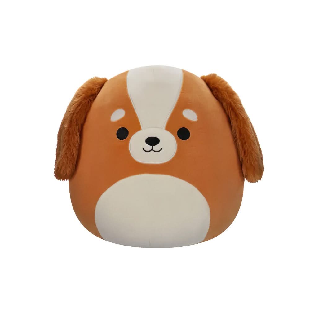 SQUISH Mallows Ysabel Spaniel Plush Toy Brown White 12 Inch