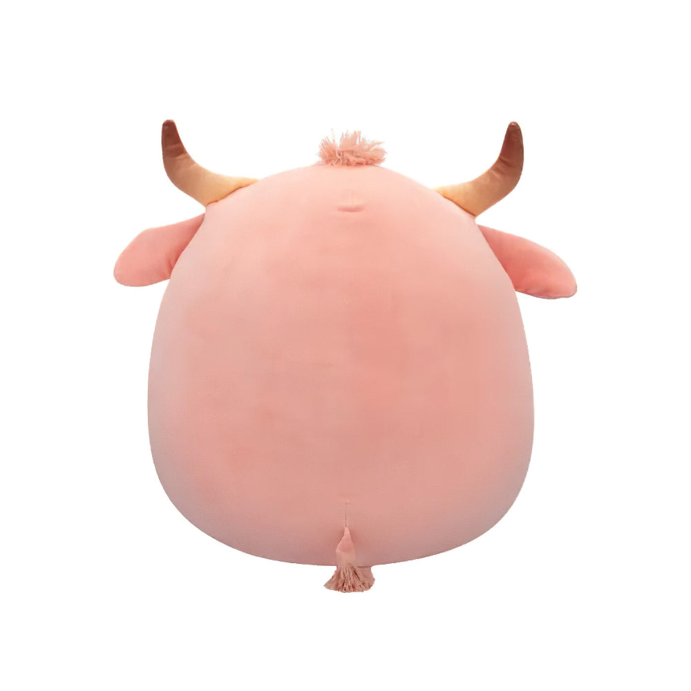 SQUISH Mallows Houston Brahma Bull Plush Toy Peach 16 Inch