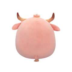 SQUISH Mallows Houston Brahma Bull Plush Toy Peach 16 Inch