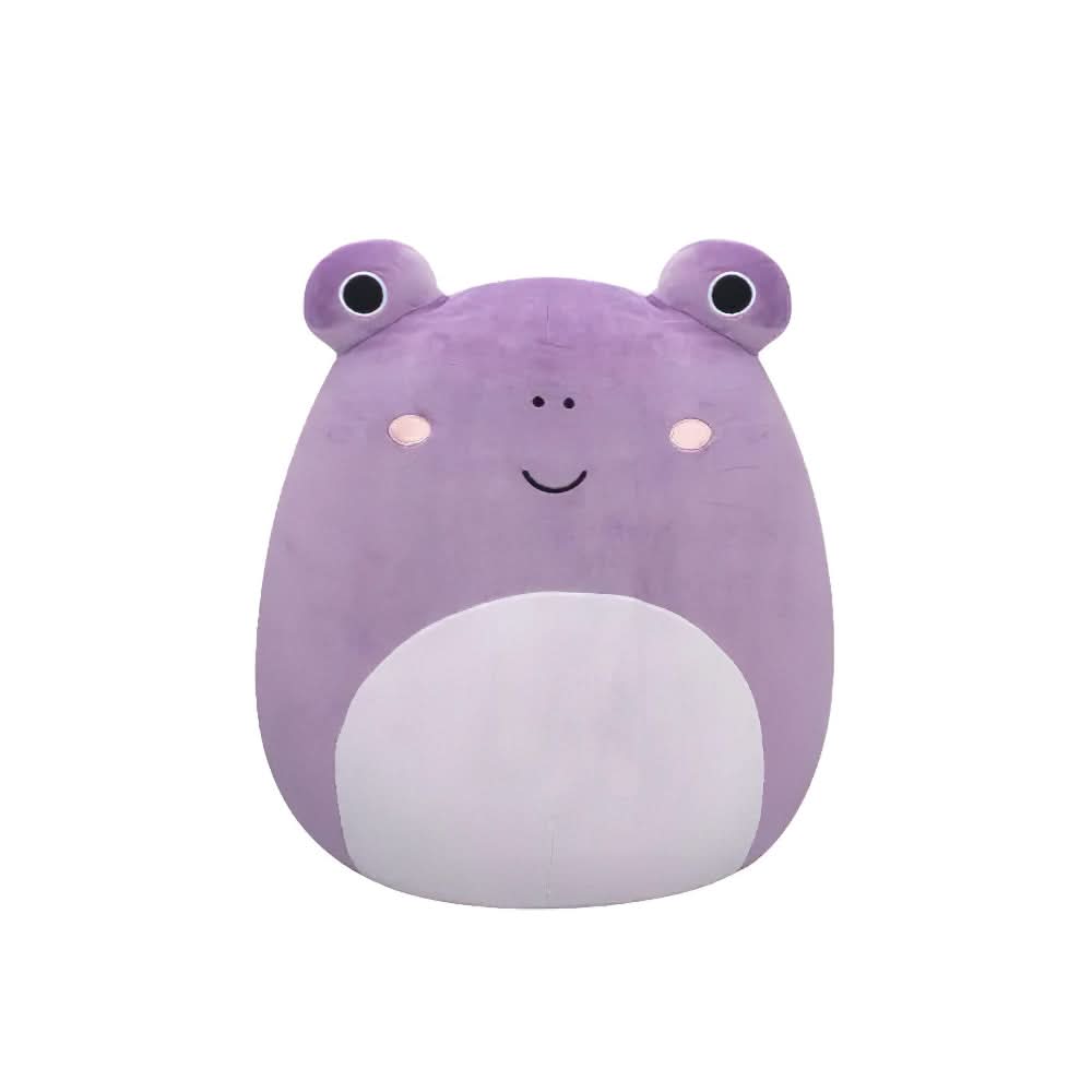 SQUISH Mallows Philomena Toad With Purple Belly Plush Toy Purple 16 Inch
