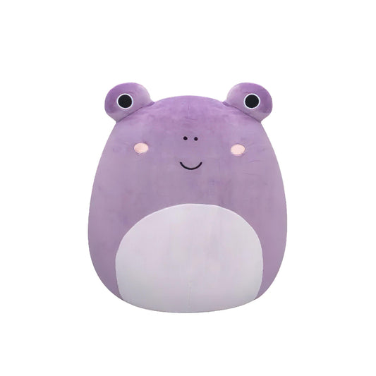 SQUISH Mallows Philomena Toad With Purple Belly Plush Toy Purple 16 Inch