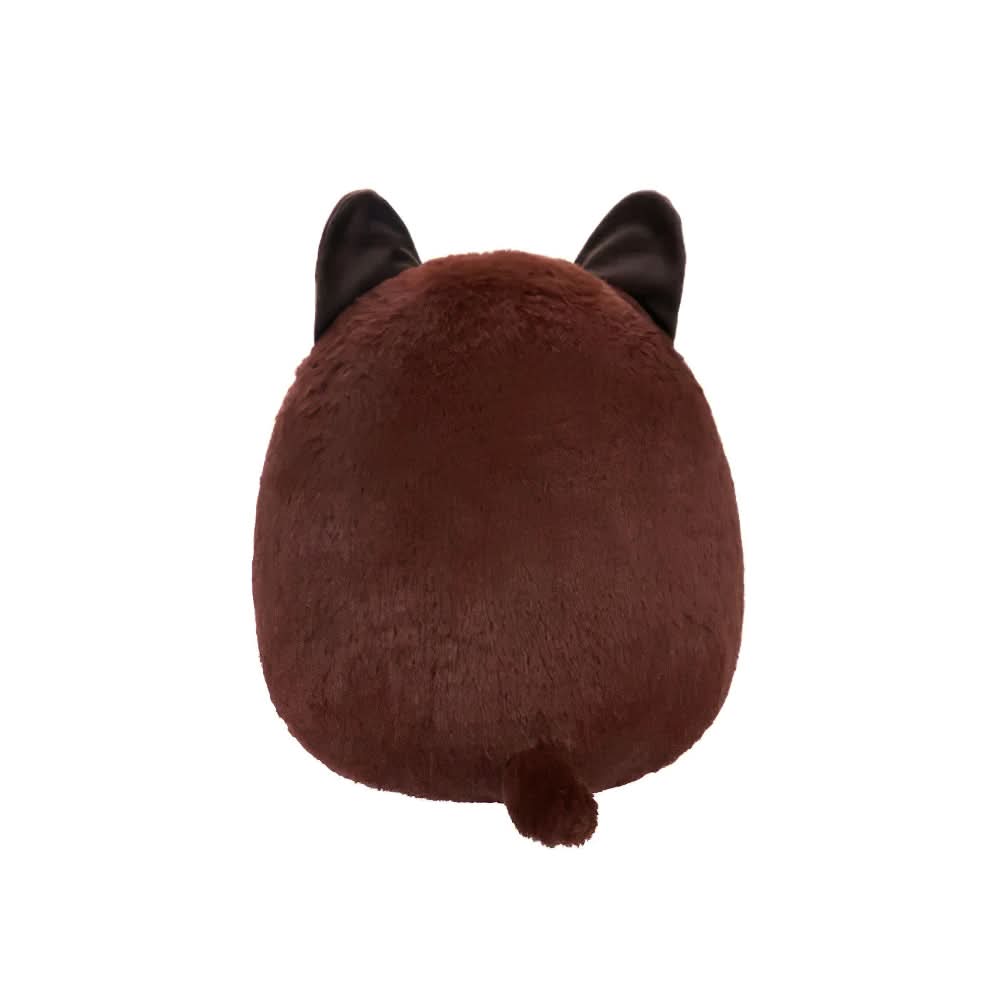 SQUISH Mallows Mario German Shepard Fuzzamallows Plush Toy Brown 12 Inch