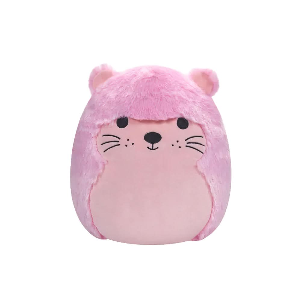 SQUISH Mallows Fuzzamallows Otter Plush Toy Pink 12 Inch