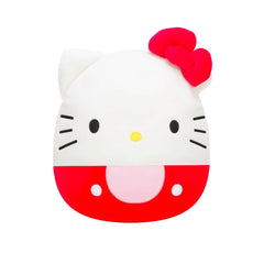 SQUISH Mallows Little Sanrio Core Hello Kitty In Red Suit Plush Toy 8 Inch
