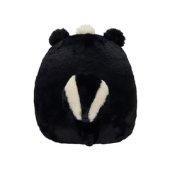 SQUISH Mallows Fuzzamallows Selma Skunk Plush Toy Black White 12 Inch
