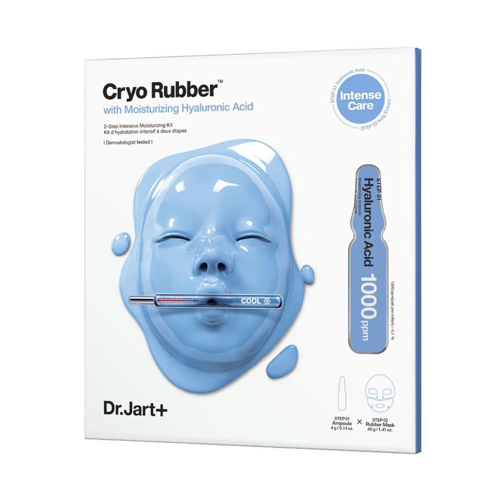 قناع الوجه Dr.Jart+ Cryo Rubber - مع حمض الهيالورونيك المرطب