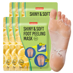 بيوريديرم - قناع تقشير القدمين اللامع والناعم (زوج واحد)