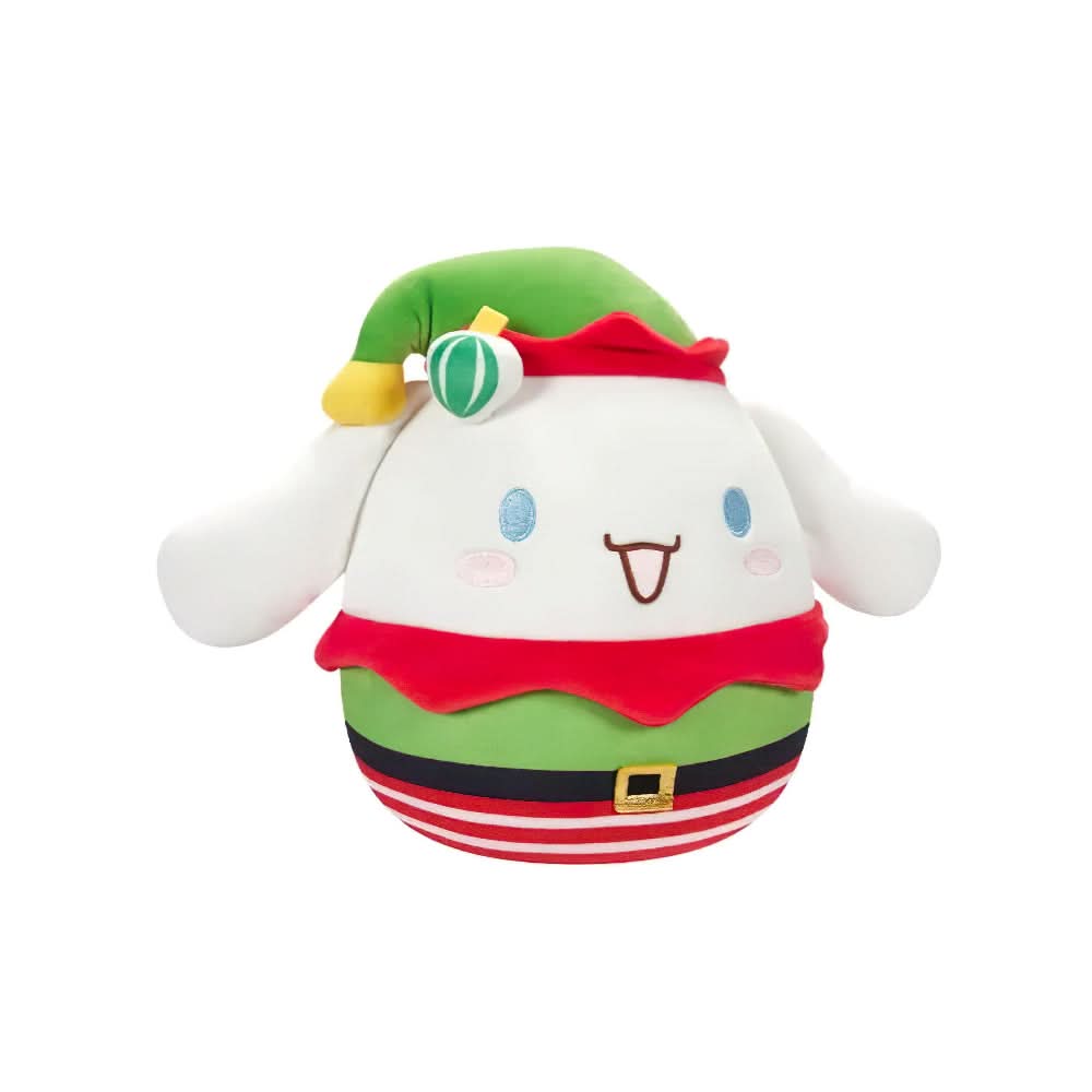 لعبة قطيفة من مجموعة SQUISH Mallows Cinnamoroll Elf Update مقاس 10 بوصات