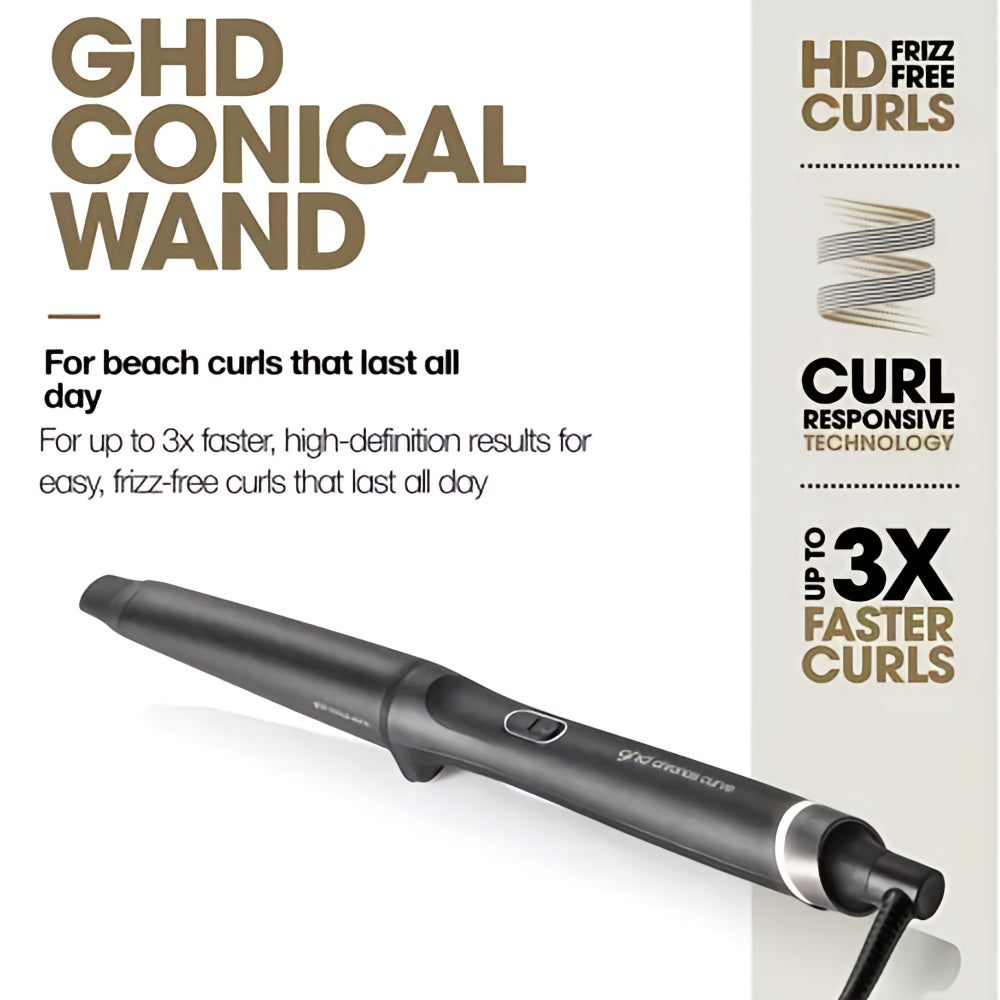 عصا تصفيف الشعر المخروطية GHD Chronos Curve