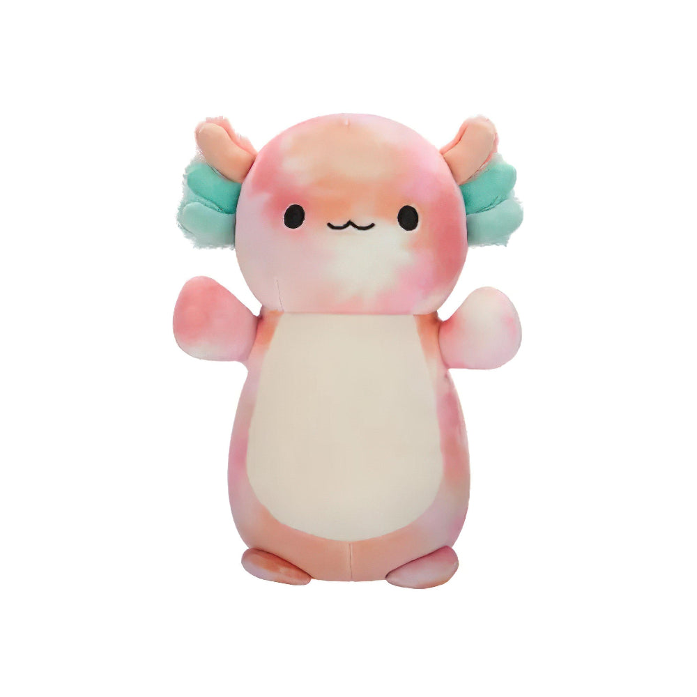 SQUISH Mallows Tie Dye Axolotl Hugmee Plush Toy 14 Inch