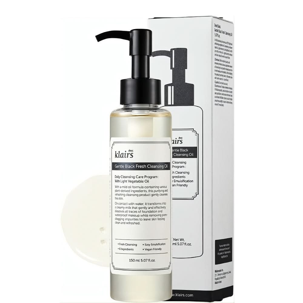 Dear, Klairs - Gentle Black Deep Cleansing Oil