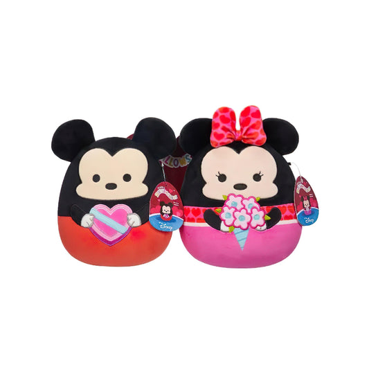 SQUISH Mallows Disney Valentine Pair Mickey And Minnie 8 Inch