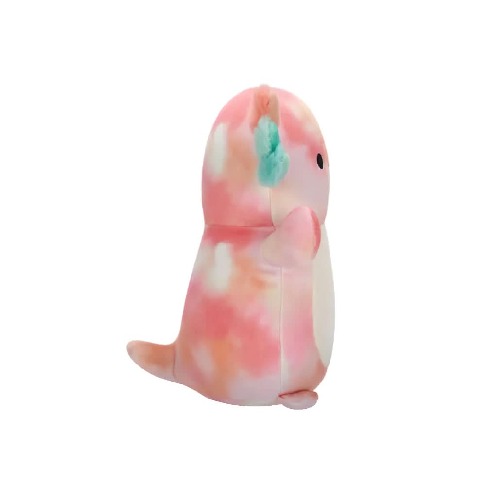 SQUISH Mallows Tie Dye Axolotl Hugmee Plush Toy 14 Inch