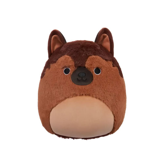 SQUISH Mallows Mario German Shepard Fuzzamallows Plush Toy Brown 12 Inch