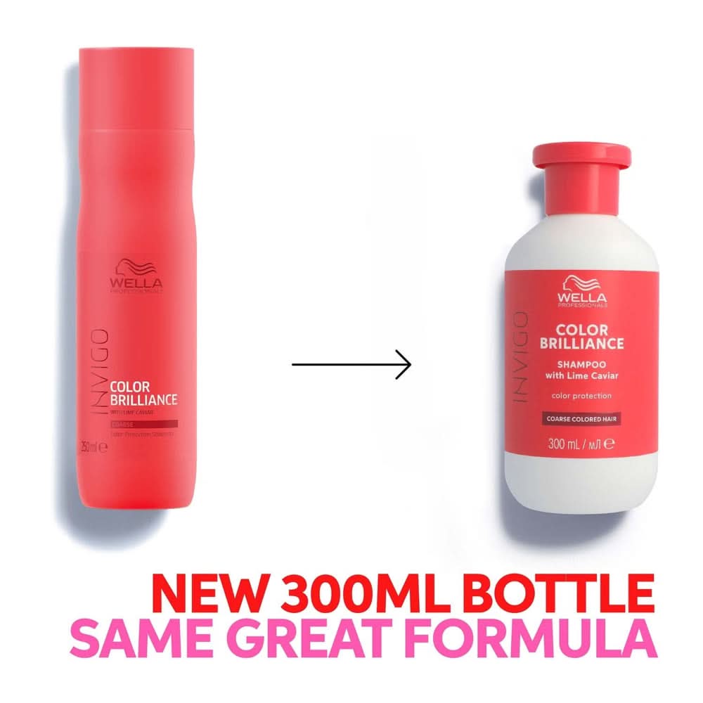 Wella Professionals Care Invigo Color Brilliance Colour Protection Shampoo for Coarse Hair 300ml