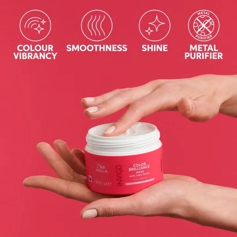 Wella Professionals Invigo Color Brilliance Vibrant Color Mask for Fine Hair 150ml