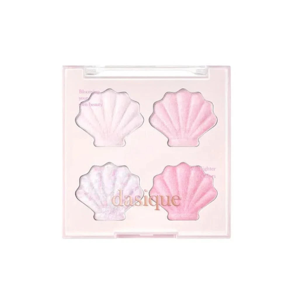 dasique - Shine Glowy Highlighter Palette Twinkle Mermaid Collection