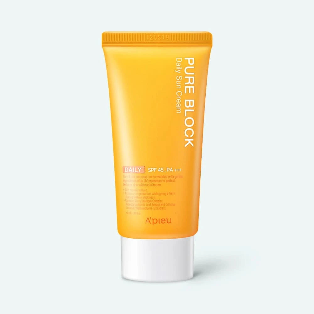 A'PIEU - Pure Block Natural Daily Sun Cream EX (50ml)