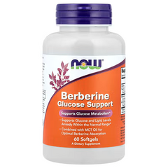 NOW Foods, Berberine Glucose Support, Softgels