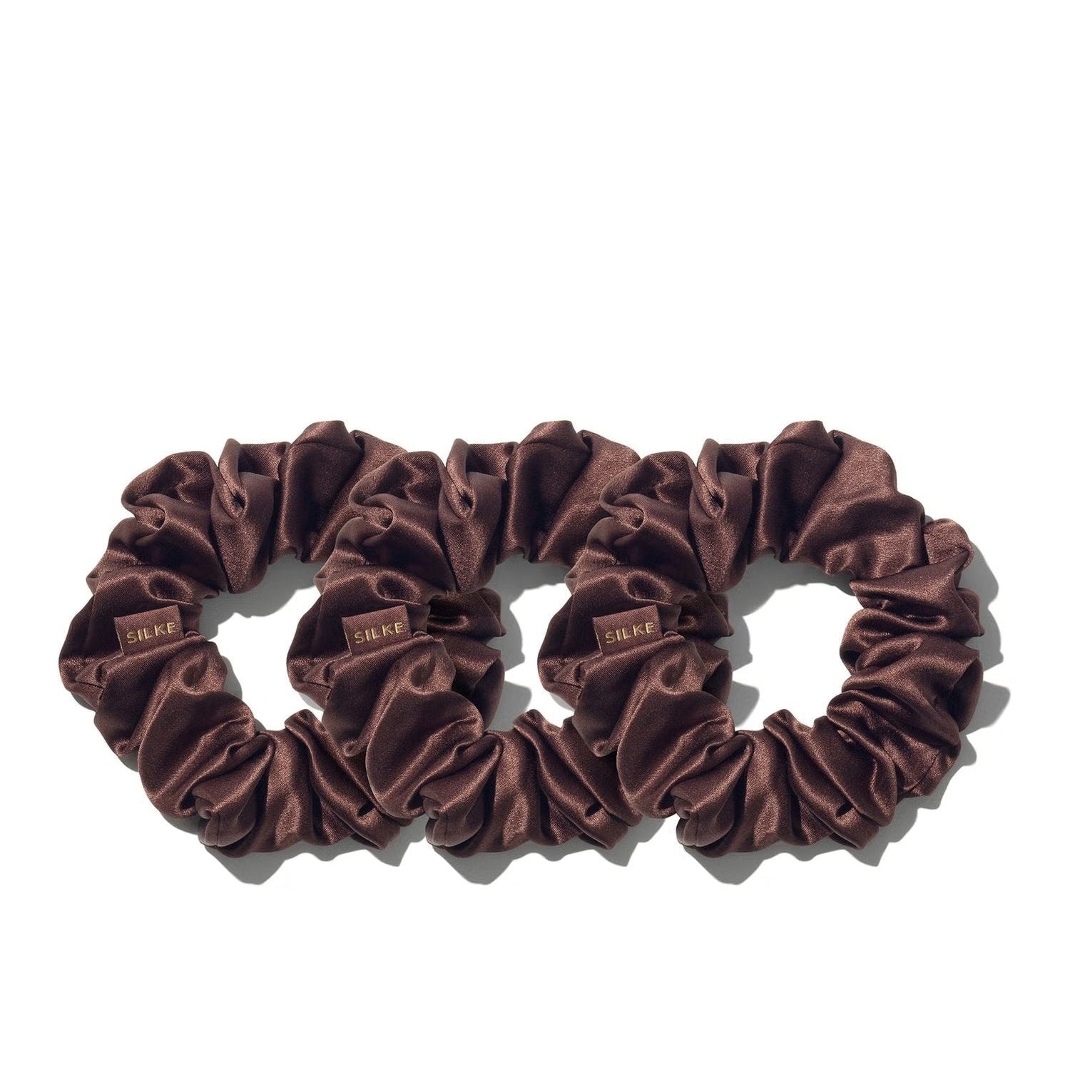SILKE London Hair Scrunchies - Brown