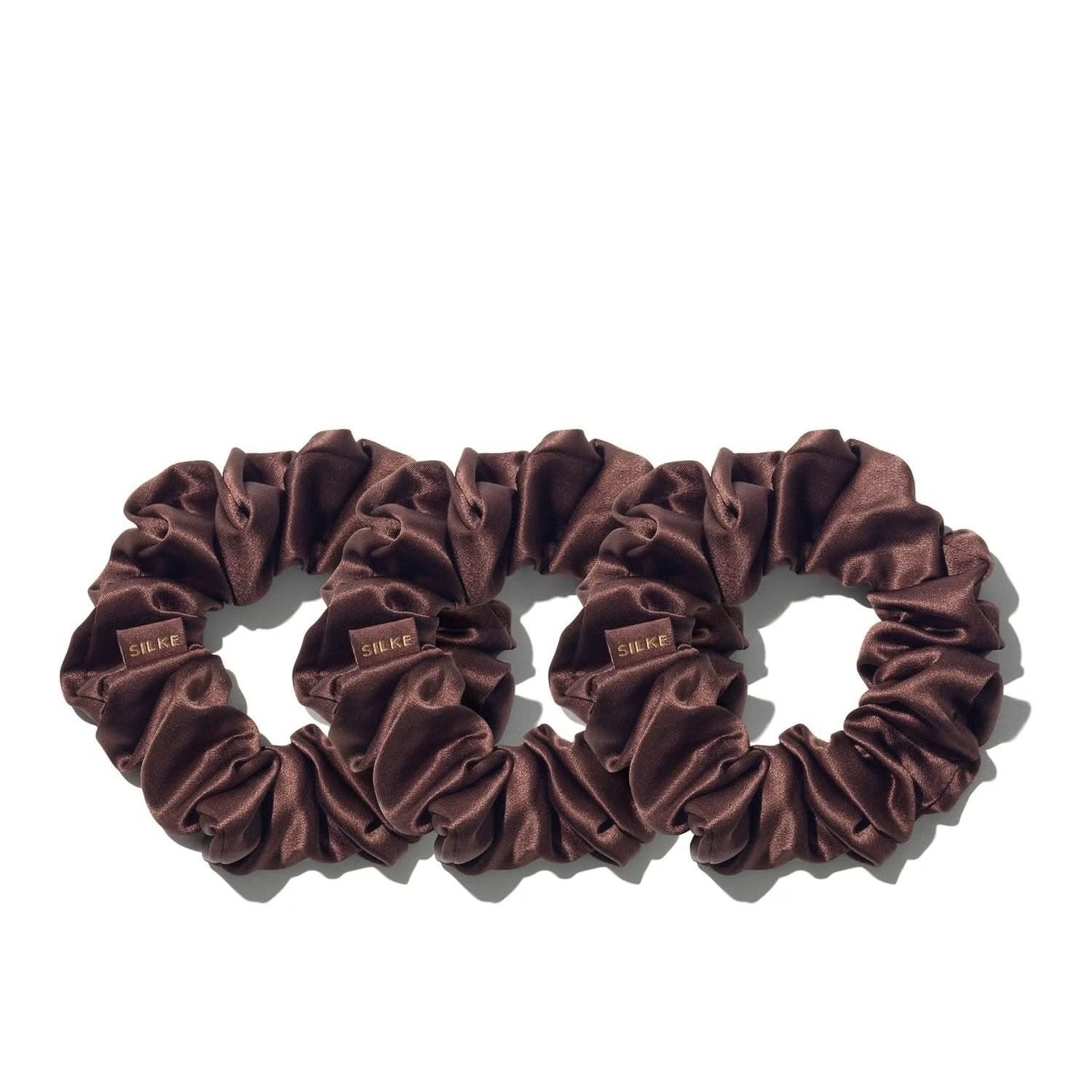 SILKE London Hair Scrunchies - Brown