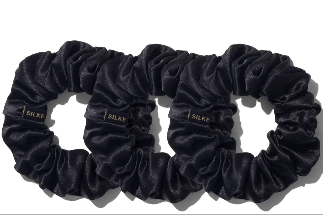 SILKE London Hair Scrunchies - Black