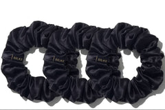 SILKE London Hair Scrunchies - Black