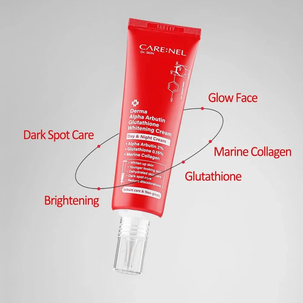 CARE:NEL - Derma Alpha Arbutin Glutathione Whitening Cream 45ml