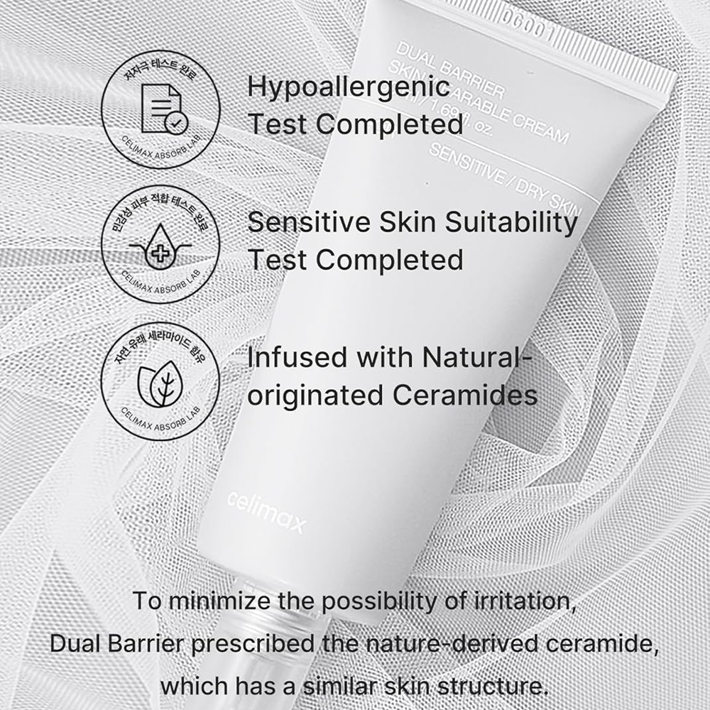 Celimax Dual Barrier Skin Wearable Cream 50ml