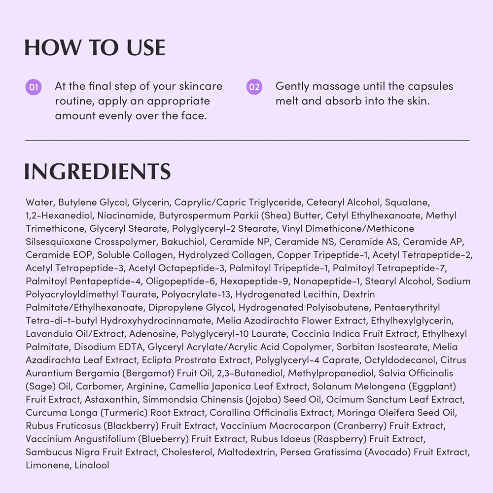 Eqqualberry Bakuchiol Plumping Capsule Cream