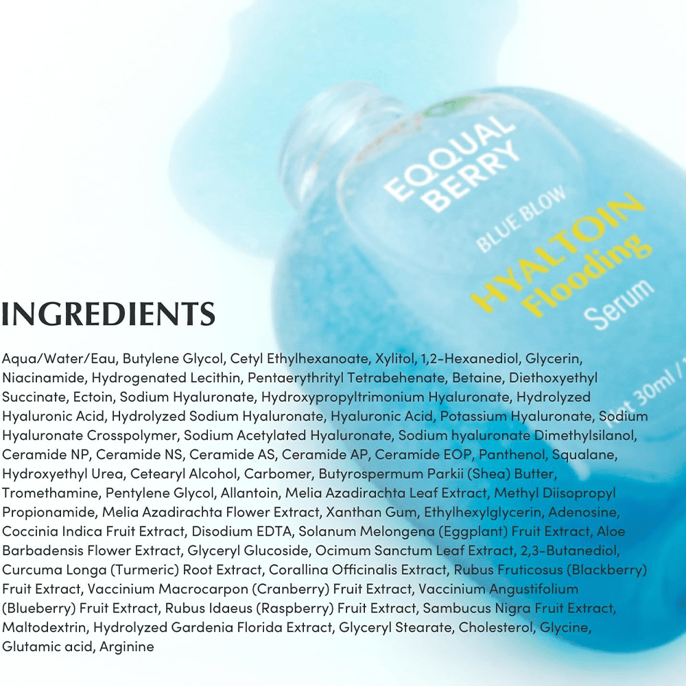 Eqqualberry Hyaltoin Flooding Smoothie Serum 30ml