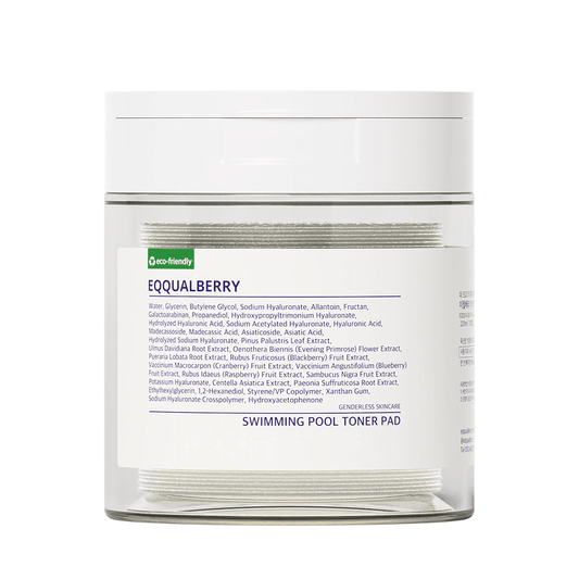 Eqqualberry Vegan Pool Toner Pads - 70 Sheets