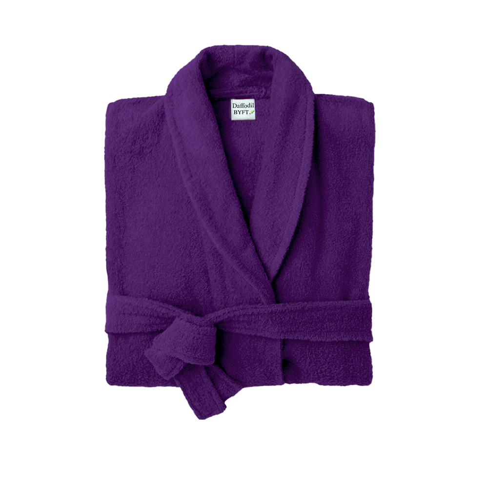 Daffodil Bathrobe 100% TERRY Cotton - (Set of 1) 400 Gsm