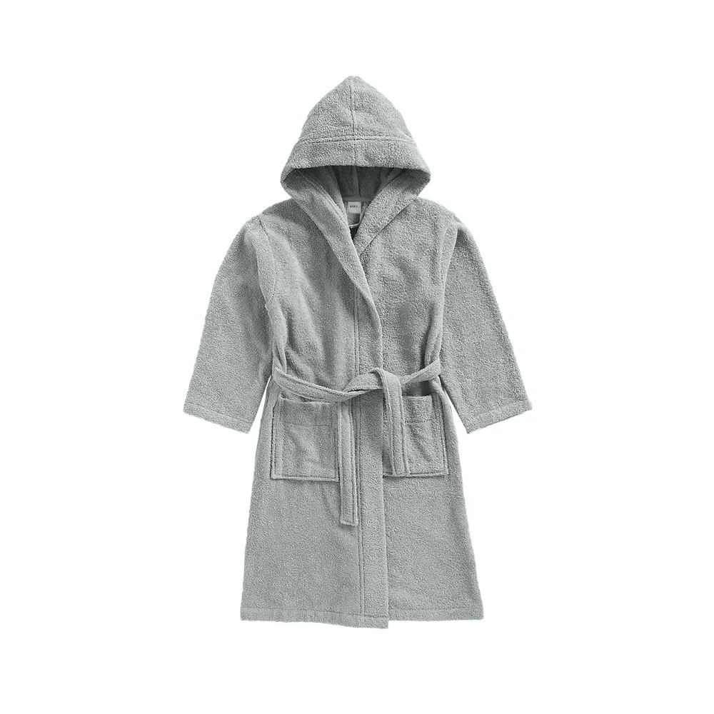 BYFT Daffodil 10 Year Kids Hooded Bathrobe (120x124 Cm) Terry Cotton - 400 Gsm