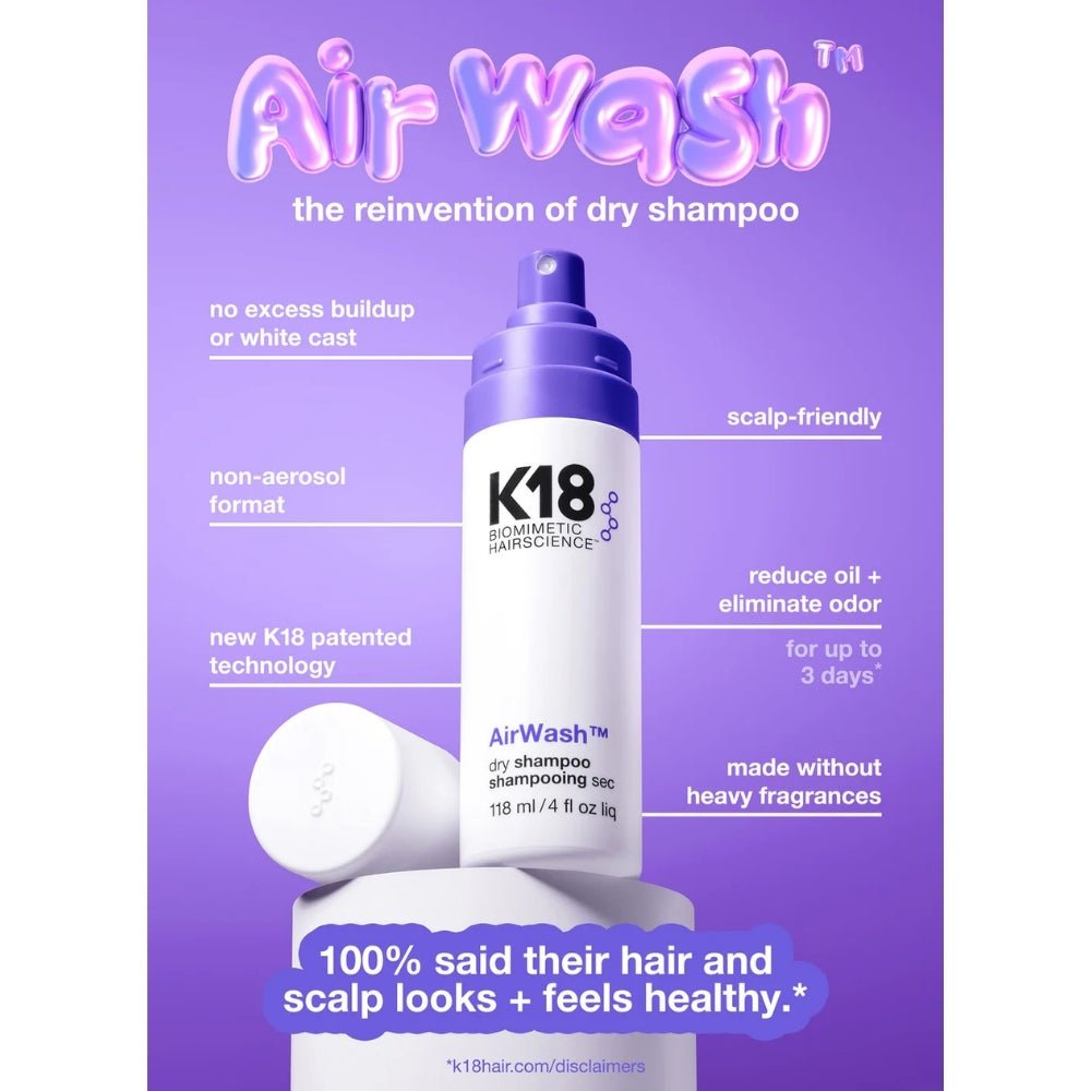 شامبو جاف K18 Air Wash سعة 118 مل
