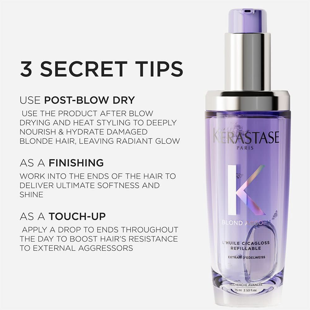 Kerastase Blond Absolu L'huile Cicagloss Refill Hair Oil 75ml
