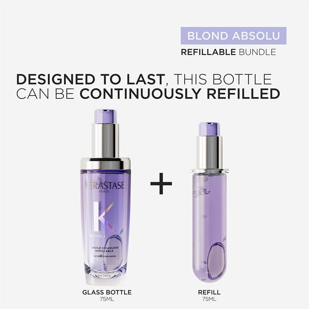 Kerastase Blond Absolu L'huile Cicagloss Refillable Hair Oil 75ml
