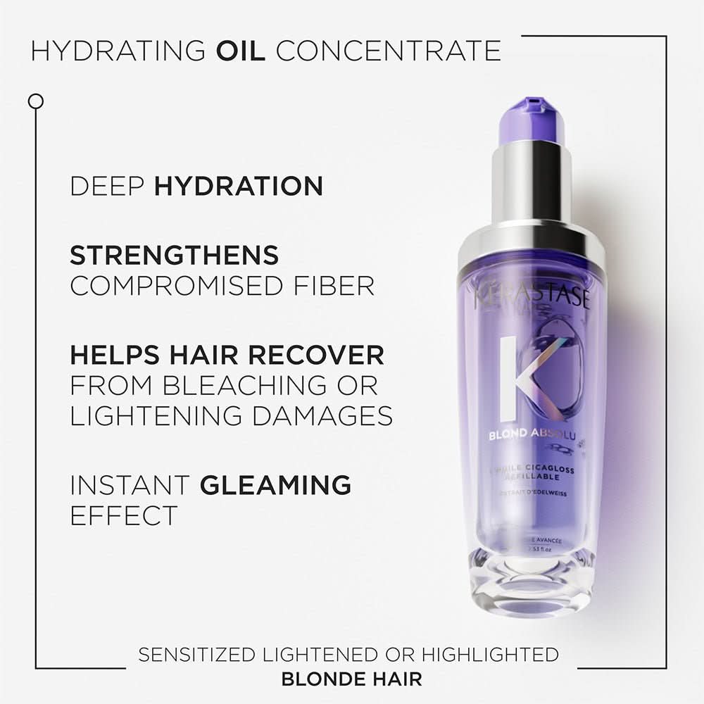 Kerastase Blond Absolu L'huile Cicagloss Refillable Hair Oil 75ml