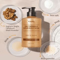 Kundal Eau Thermale Scrub Body Wash Darjeeling 500 ml