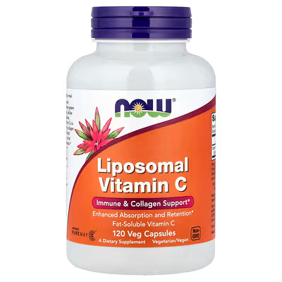 NOW Foods, Liposomal Vitamin C, 120 Veg Capsules (0.5 g per Capsule)