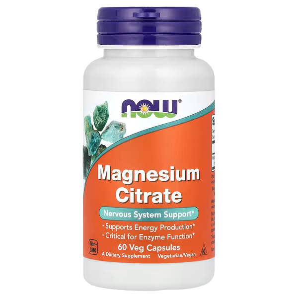 NOW Foods, Magnesium Citrate (133 mg per Capsule)