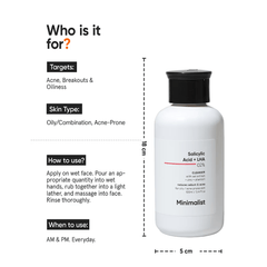 Minimalist 2% Salicylic Acid Face Wash 100 ml