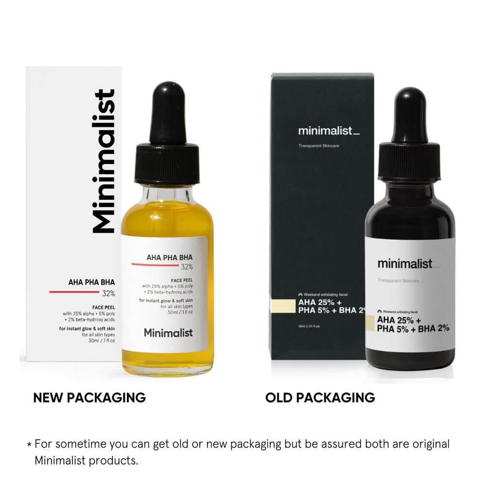 Minimalist AHA 25% + PHA 5% + BHA 2% Face Peel 30ml