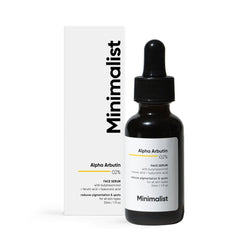 Minimalist Alpha Arbutin 2% Face Serum with Hyaluronic Acid 30ml