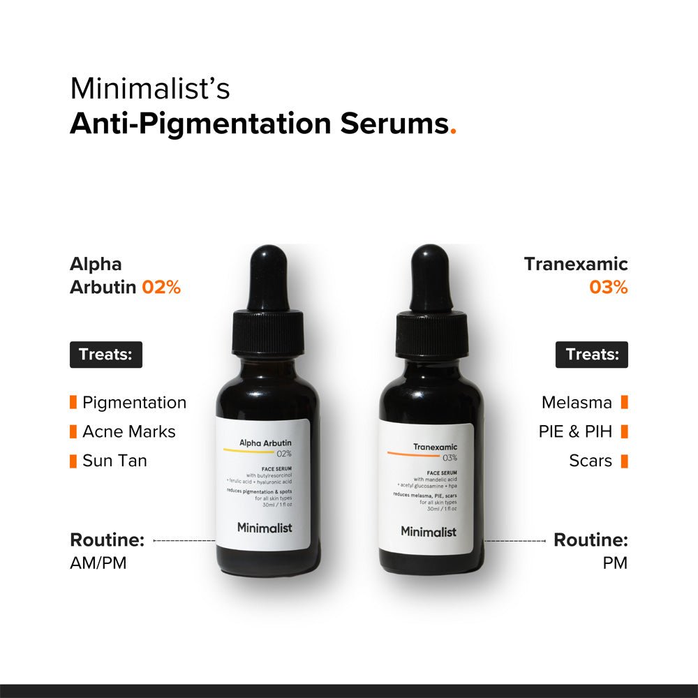 Minimalist Alpha Arbutin 2% Face Serum with Hyaluronic Acid 30ml