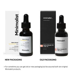 Minimalist Alpha Arbutin 2% Face Serum with Hyaluronic Acid 30ml