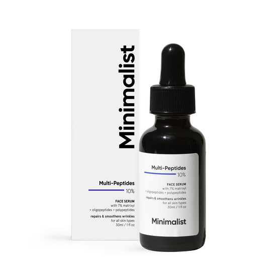 Minimalist Multi Peptides Face Serum with 7% Matrixyl 3000 & 3% Bio-Placenta 30ml
