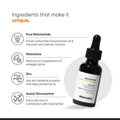 Minimalist Niacinamide 10% Skin Clarifying Anti-Acne Face Serum 30ml