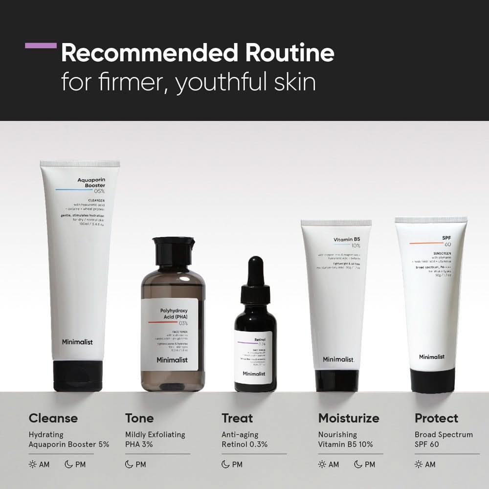 Minimalist Retinol 0.3% Anti Aging Face Serum 30ml
